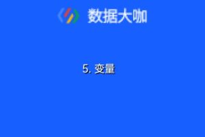 5. 变量