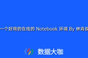 介绍一个好用的在线的 Notebook 环境 By 林肯叔叔